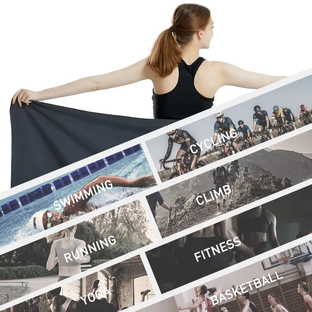 Skanto | Hurtigtørkende Mikrofiberhåndkle for Reise, Sport, Trening, Strand og Yoga