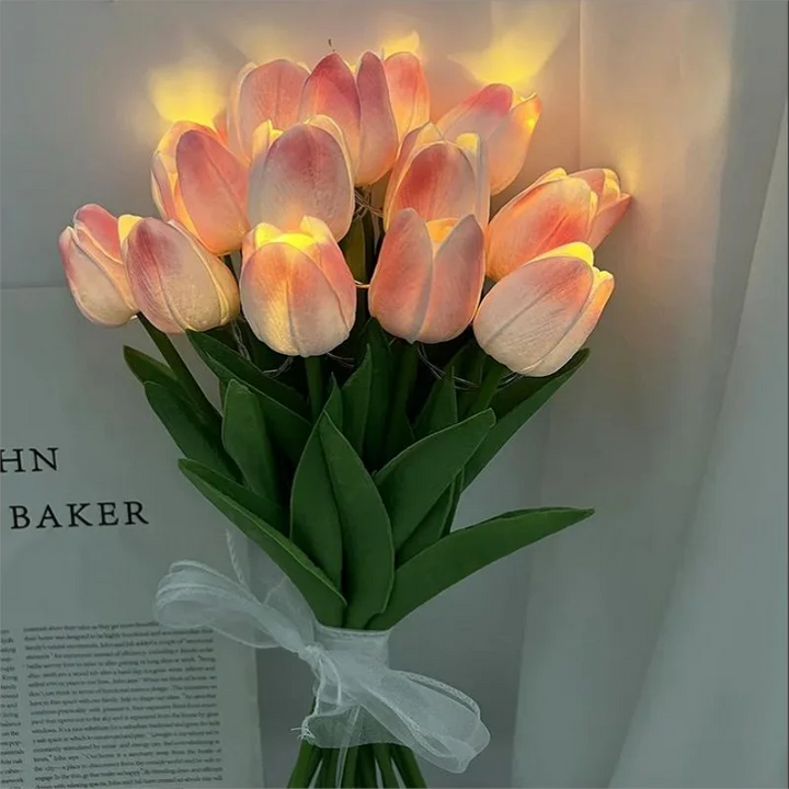 TulipGlow - Bærbar LED Tulip Nattlys Skanto