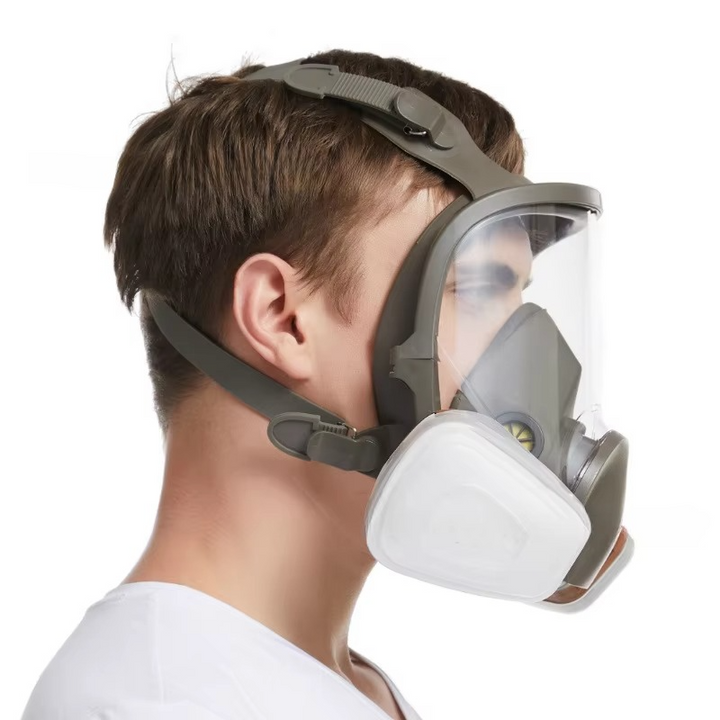 Skanto | Omfattende helansikts respirator sikkerhetsgassmaske med anti-dugg beskyttelse