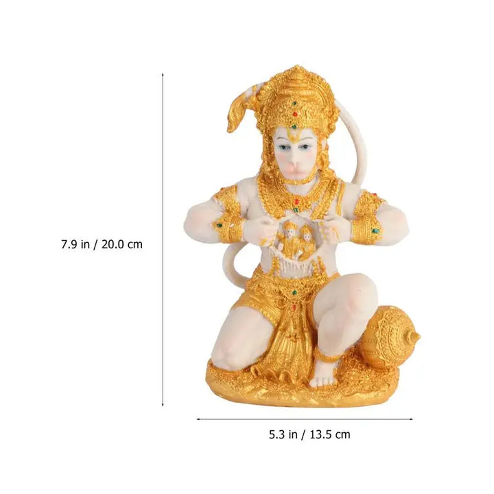 Skanto | 1 Stykke Hanuman Buddha Ape Gud Figur Southeast Asian Stil Hjem Skulptur Herre Hanuman Statue Buddha Figur Ornament