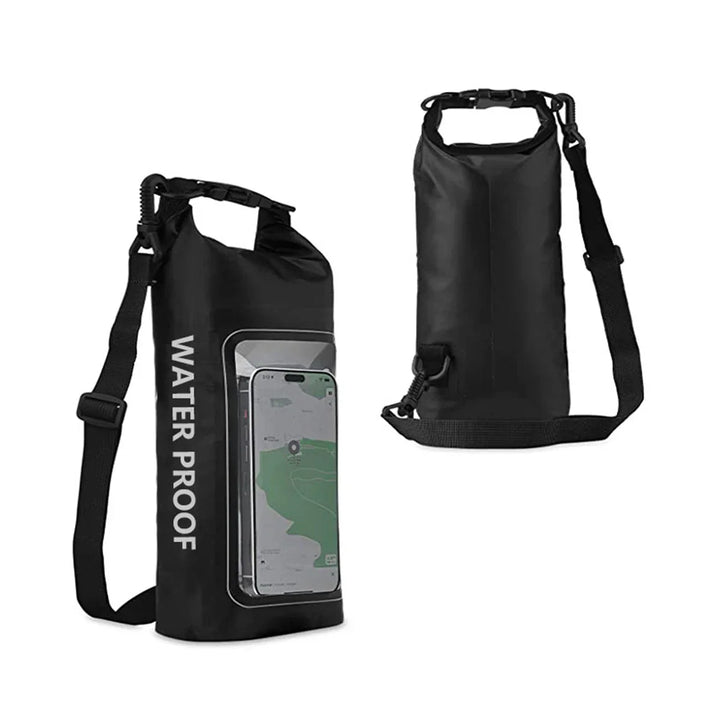 Skanto | AquaVault Vanntett Dry Bag 2L | Med Touchscreen-vindu | Utendørs veske for kayaking, trekking & vannsport