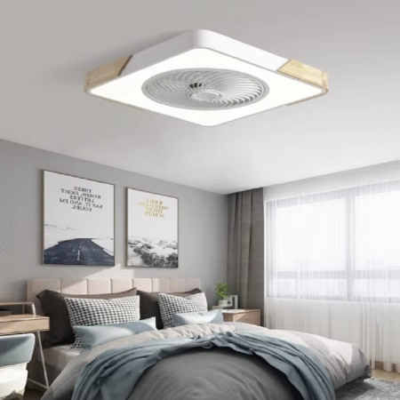 Skanto | Ultra-Tynn Nordisk-Inspirert Firkantet Takvifte Lampe