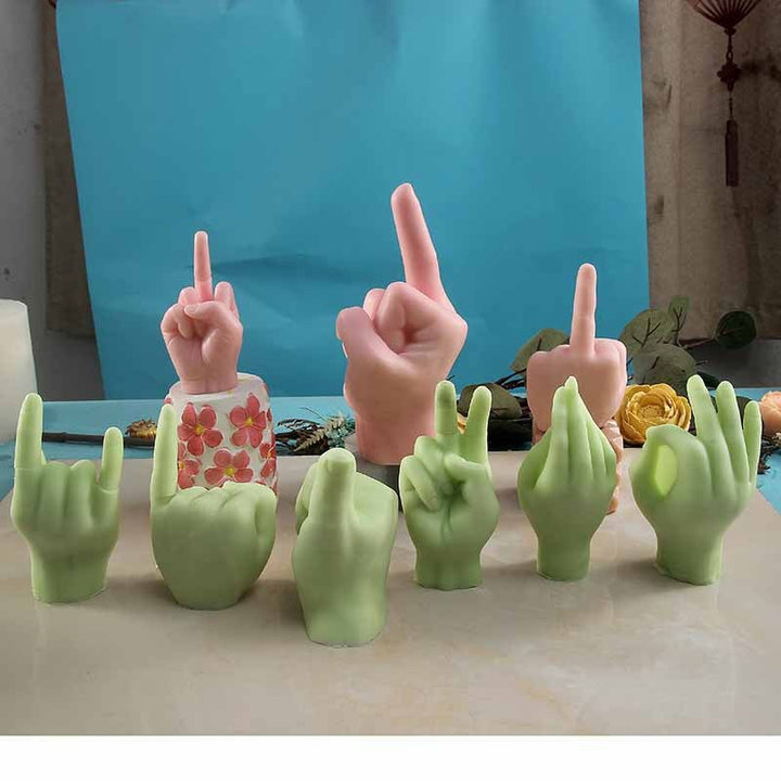 Skanto | Midtfinger Hånd Gester Kunstnerisk Lys DIY Former