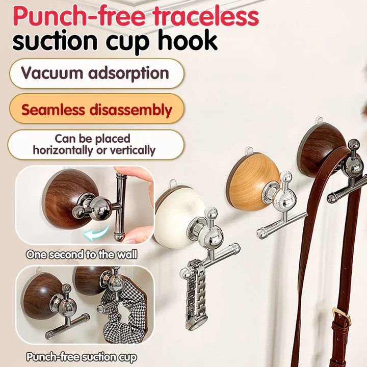 Punch-free raske hengende vegg sugpropp kroker