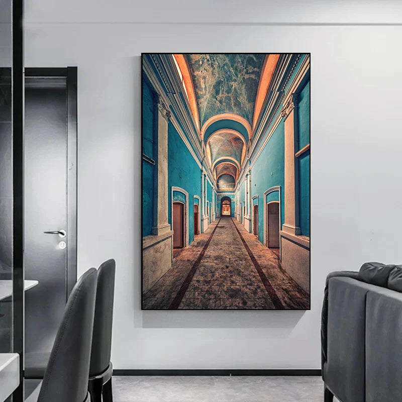 Minimalist Abstrakt Arkitektonisk Veggkunst Fin Kunst Lærtrykk Plakater Bilder For Moderne Leilighet Stue Hjemme Kontor Dekor | Skanto