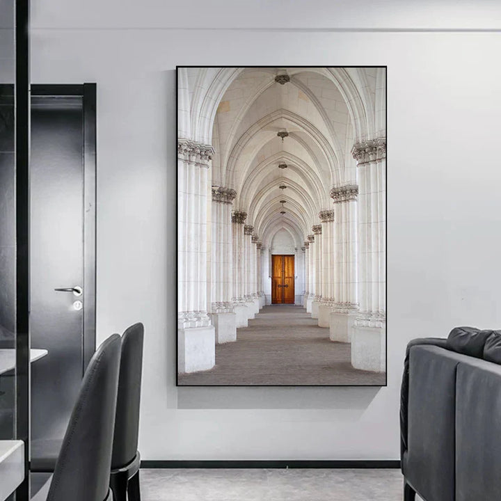 Minimalist Abstrakt Arkitektonisk Veggkunst Fin Kunst Lærtrykk Plakater Bilder For Moderne Leilighet Stue Hjemme Kontor Dekor | Skanto