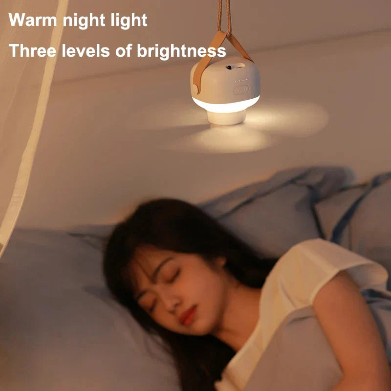 Luksuriøs takvifte med LED-belysning | Stille drift og energieffektiv avkjøling for stue og soverom