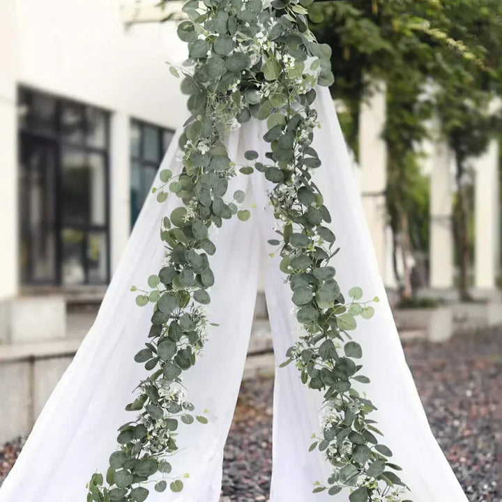 Skanto | Eucalyptus Girlander Sett | 2 Deler | 180 cm | Realistisk & Vedlikeholdsfri