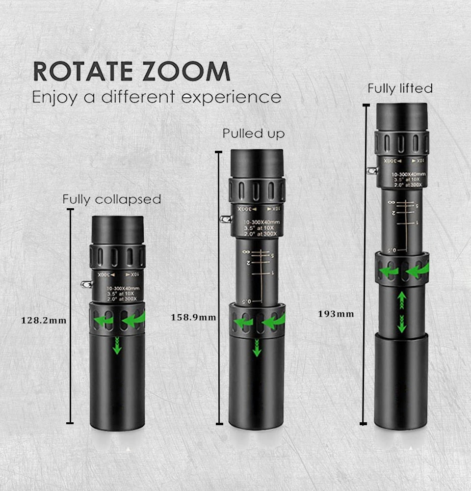 Skanto | 10-300X Zoom Telescope For Cell Phone