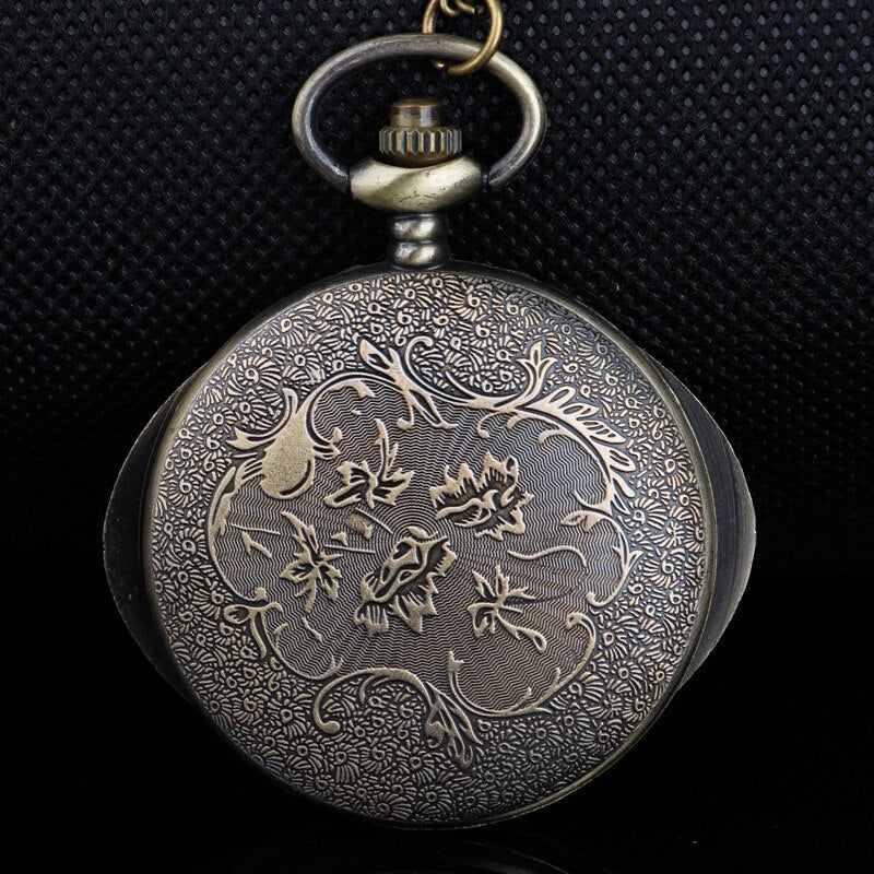 Skanto | Tidlaus Tradisjon Steampunk Lommeur Halskjede