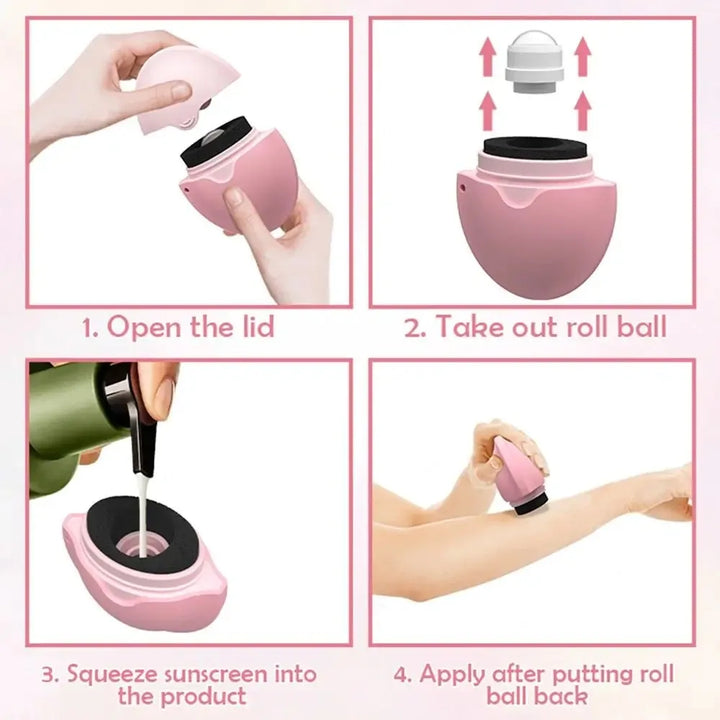 Skanto | Påfyllbar Silikon Solkrem Roller