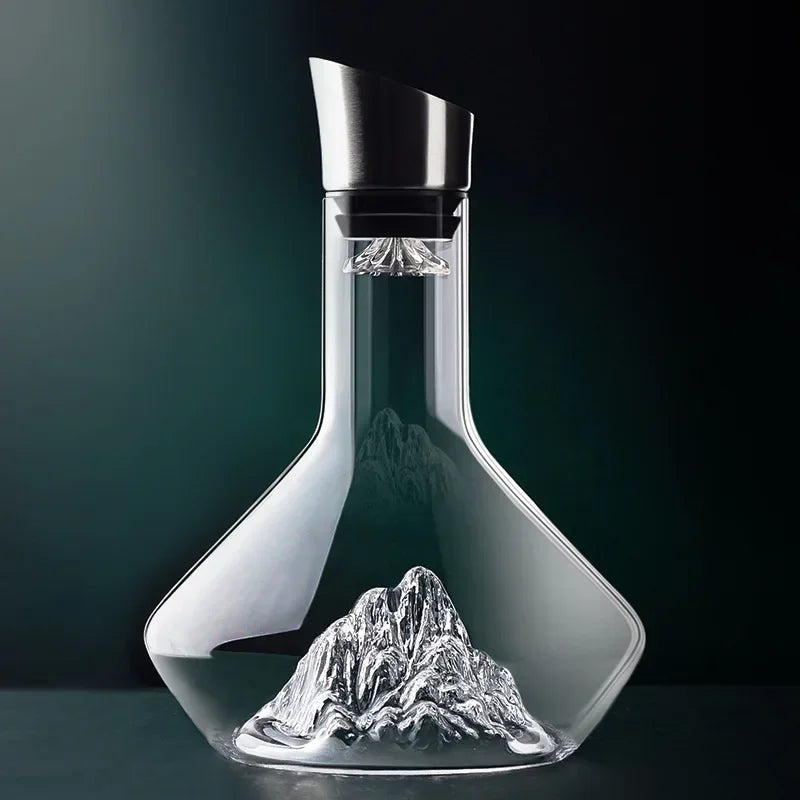 Skanto | Vinkaraffel av Krystallglass med Moderne Design