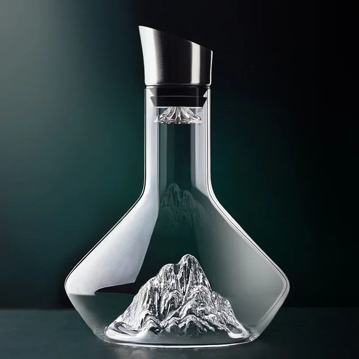 Skanto | Vinkaraffel av Krystallglass med Moderne Design