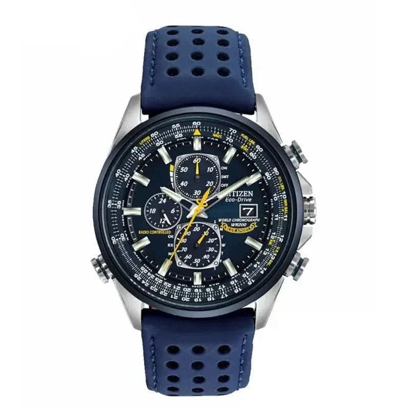 Skanto | Herre's Rustfritt Stål Chronograph Klokke med Kalender