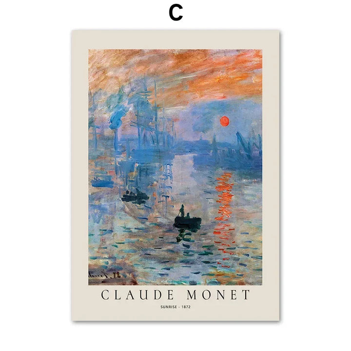 Tidløse Klassikere Vintage Landskapsveggkunst Fine Art Lerretsutskrifter Bilder Plakater Berømte Malerier For Stue Spisestue Soverom Kunst Dekor | Skanto