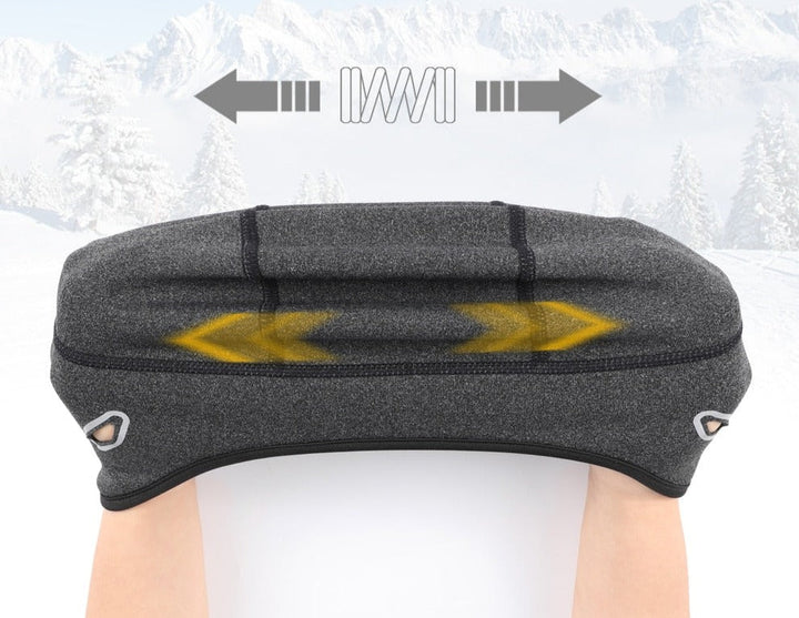 Skanto | ThermoFit Vinterlue SlimShield – Stretchbar vindbeskyttende sportlue for utendørsaktiviteter