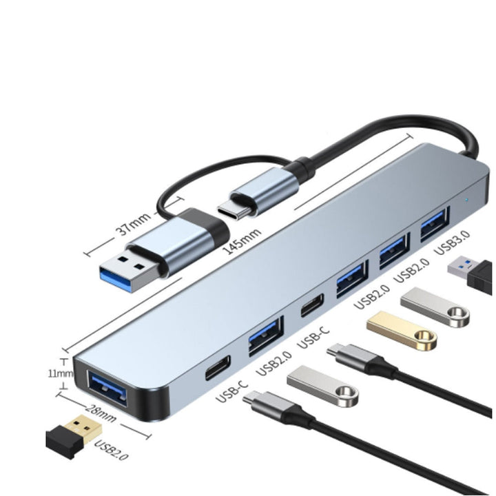 Skanto | Thunderbolt 3 USB-C Hub med HDMI, PD, SD/TF for MacBook Air M1 og iPad Pro