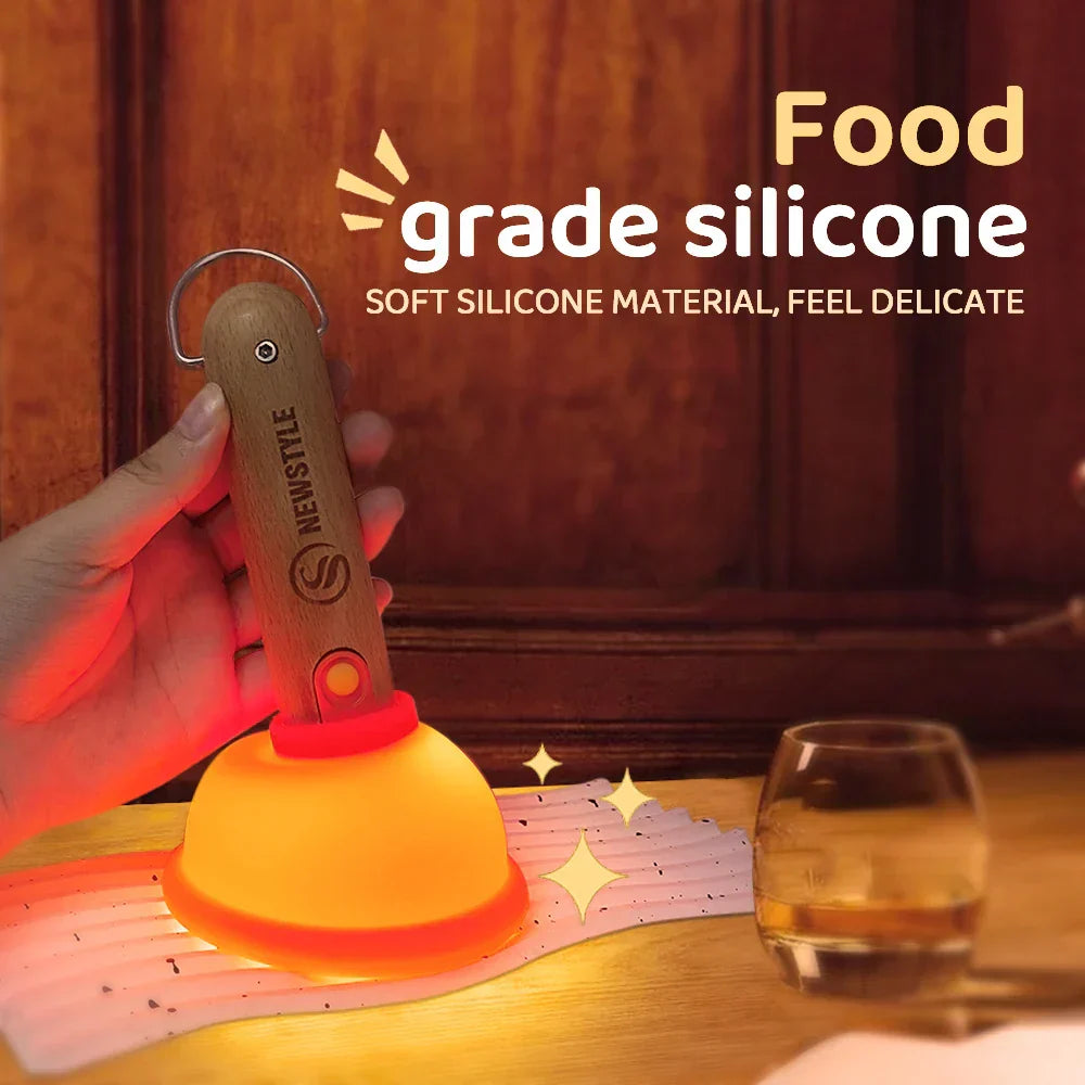 Plunger Stil Stressreduksjon LED Nattlampe | Skanto