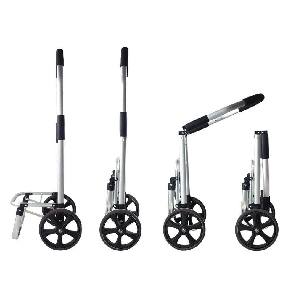 Skanto | Sammenleggbar Aluminium Handlekurv – CarryEase