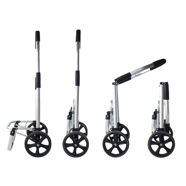 Skanto | Sammenleggbar Aluminium Handlekurv – CarryEase