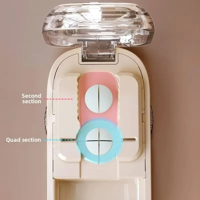 Taschenformat støvfri pillekutter organizer | Skanto