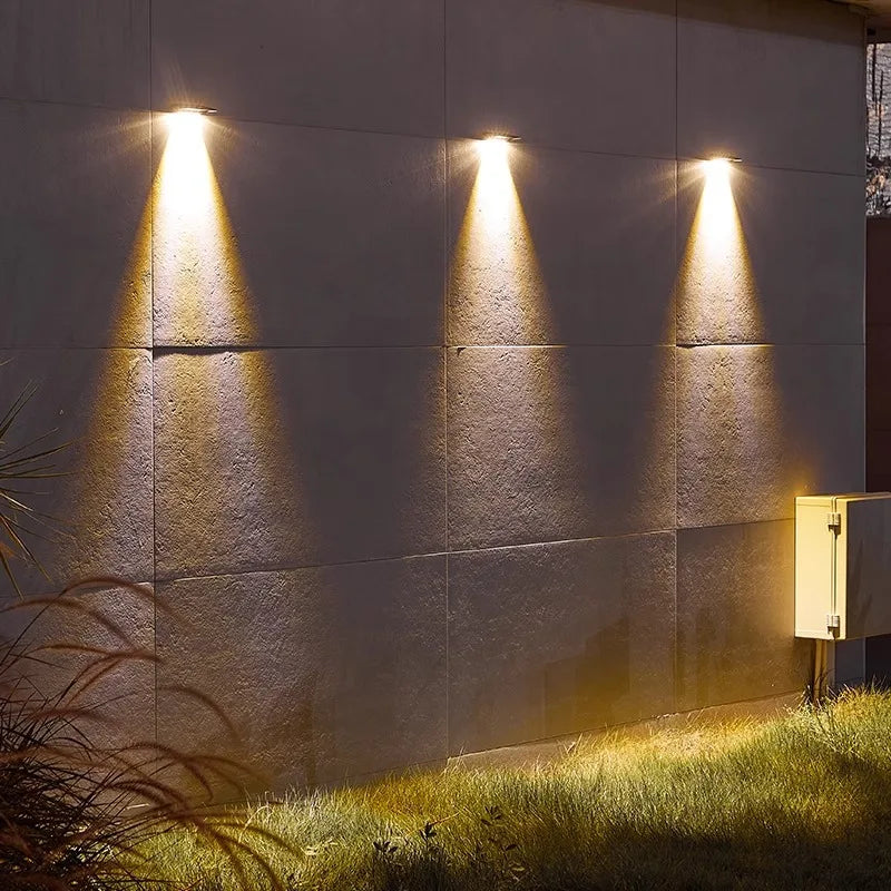 Skanto | EcoRadiance Solar Accent Lights 2-Delt Sett | Utendørsbelysning | Energieffektiv | Dekorativt lys for hage og terrasse
