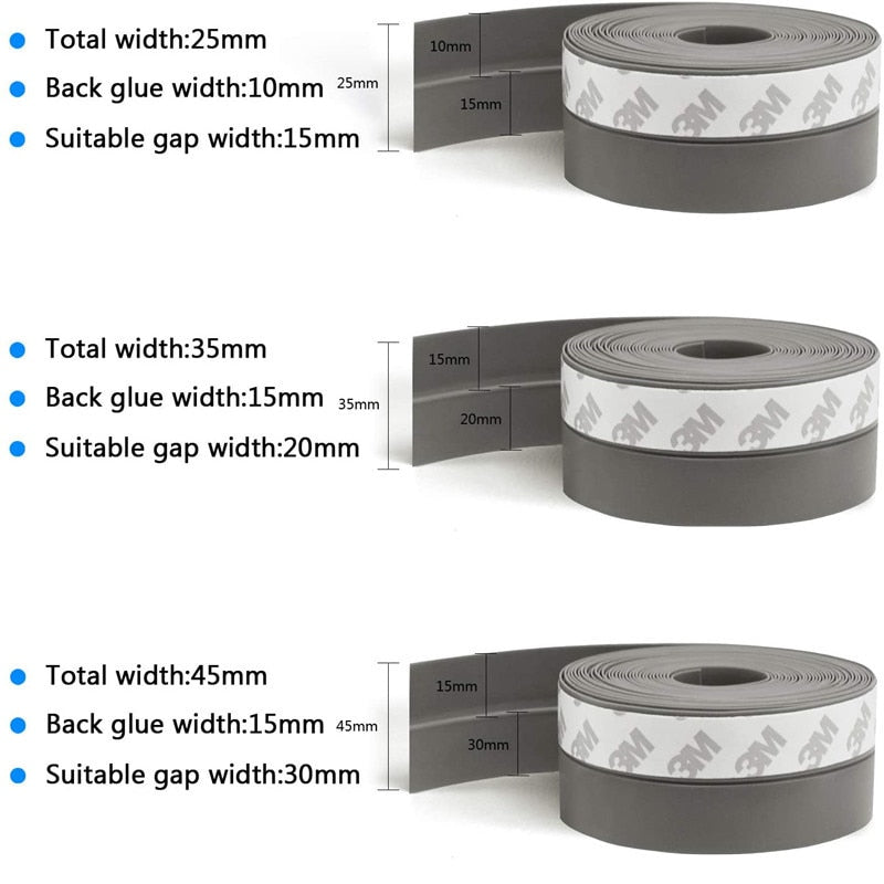 Seal Tight Selvheftende Dørbunnlist | Skanto