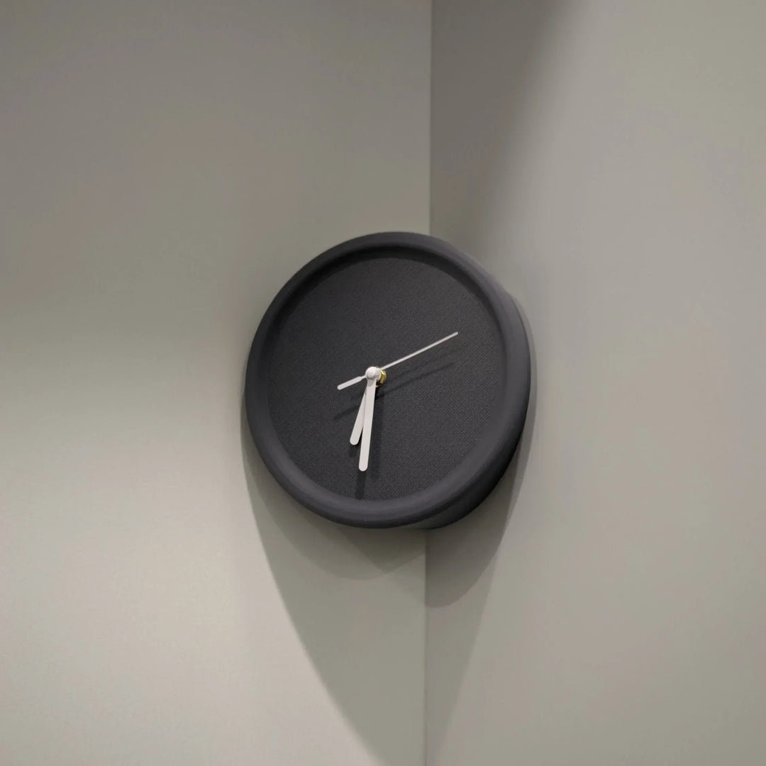 SilentCorner Klokke - Stilig Stille Veggklokke uten Boring Skanto