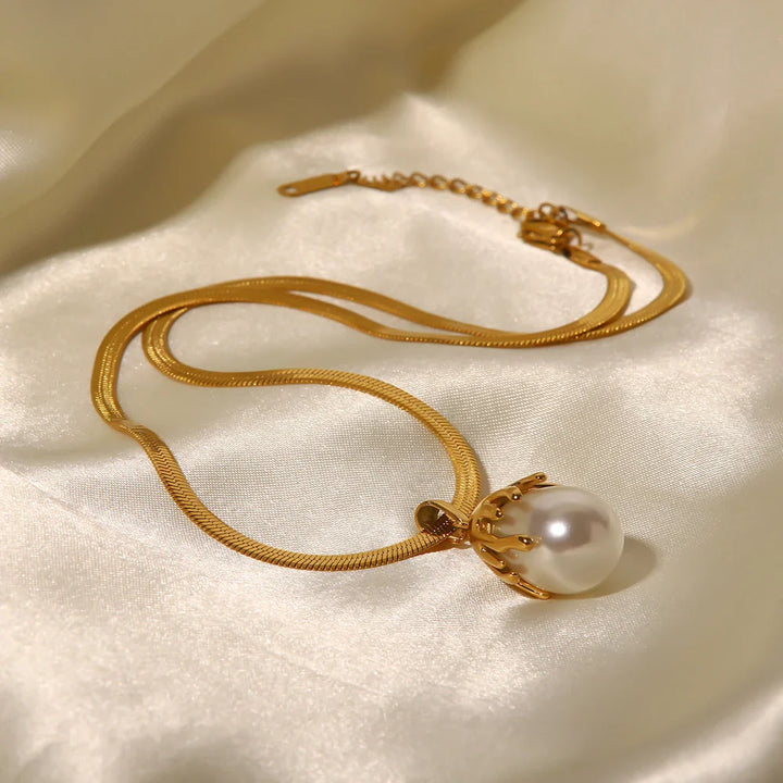 Skanto | 18k Blooming Pearl Smykke og Øredobber
