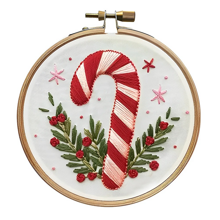 Skanto | Julebroderings startpakke, DIY korsstingsett med høytidsmønstre