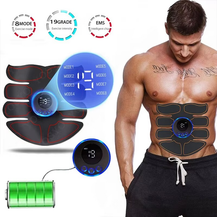 Skanto | USB Oppladbar EMS Muskelstimulator for ABS og Armtrening