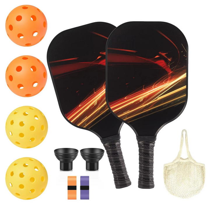 Skanto | USAPA Godkjent Grafitt Pickleball Paddle Sett for Utendørs Spill