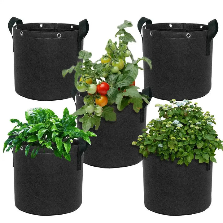 Skanto | Felt plantepose med bærehåndtak – Pustende og slitesterk for hageplanter og blomster