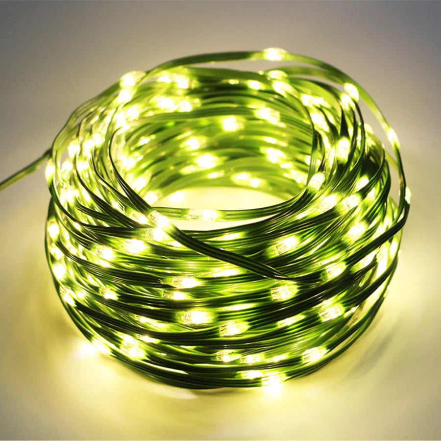 VerdeLicht Vanntett LED Garland – Utendørsbelysning for Hage og Terrasse | Skanto