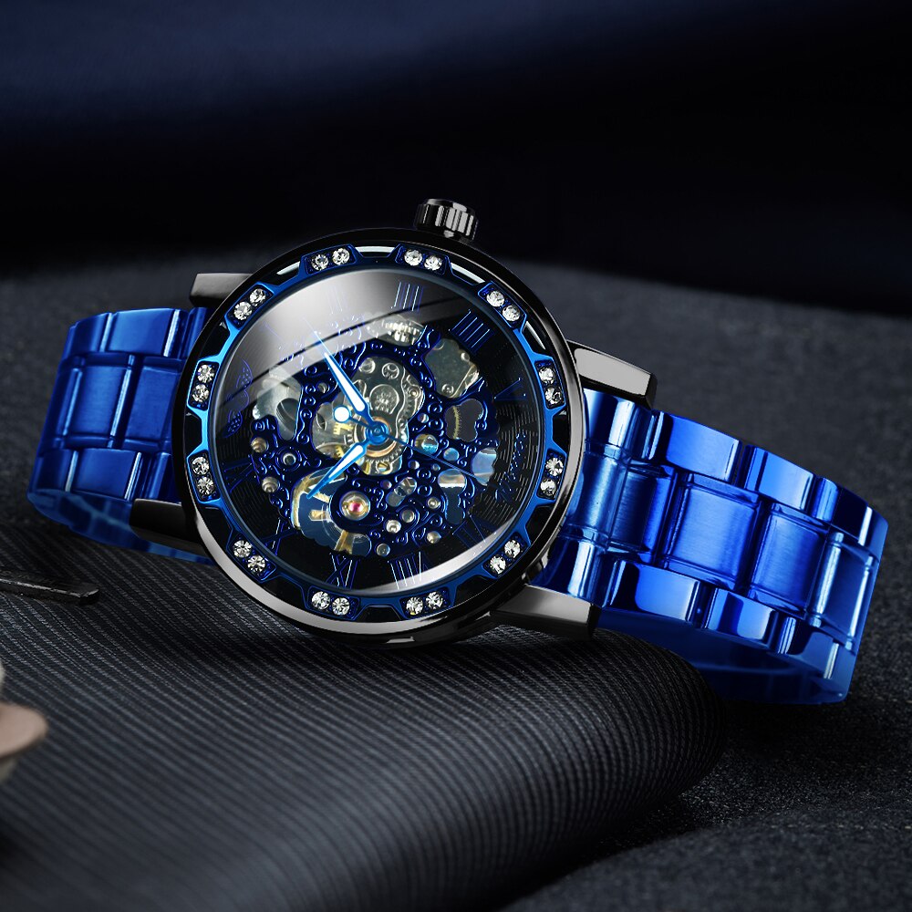 Skanto | Luminous Mechanical Titan Skeleton Watch