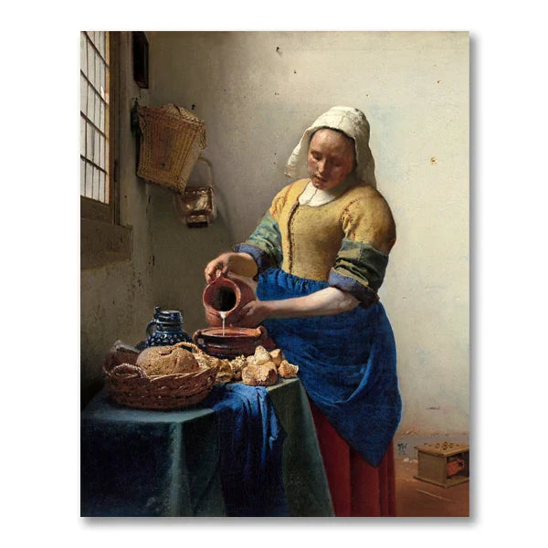 Jente Med Perleøredobbe Plakat Johannes Vermeer Hollandsk Gylden Alder Maleri Fine Art Lærred Utskrifter Klassisk Maleri For Stue Spisestue Dekor | Skanto