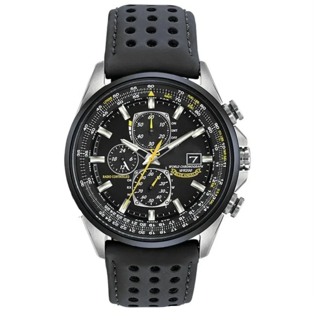 Skanto | Herre's Rustfritt Stål Chronograph Klokke med Kalender