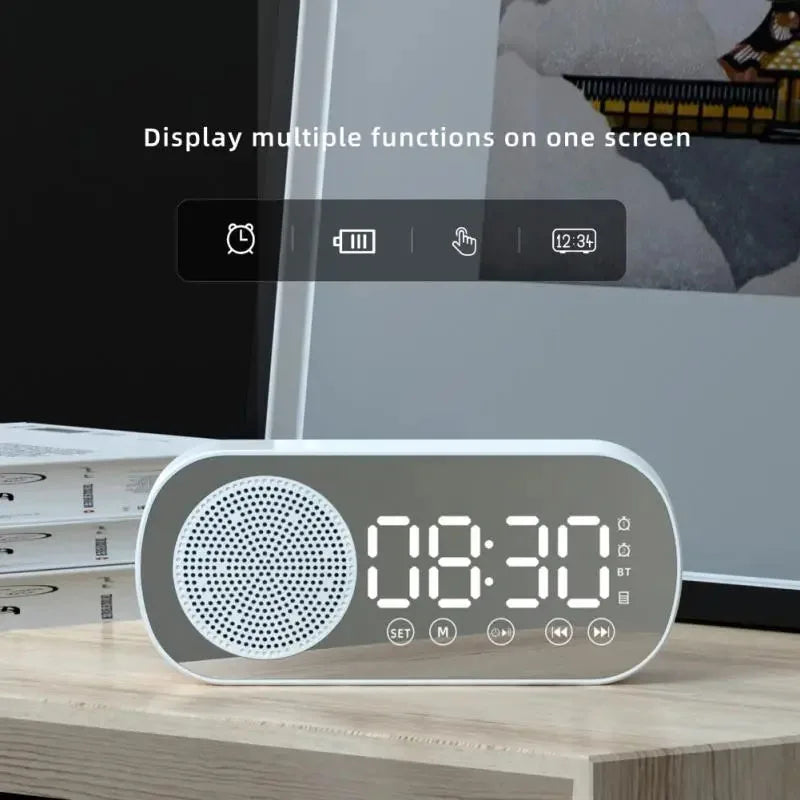 Skanto | Digital vekkerklokke med Bluetooth-høyttaler og FM-radio