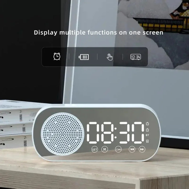 Skanto | Digital vekkerklokke med Bluetooth-høyttaler og FM-radio