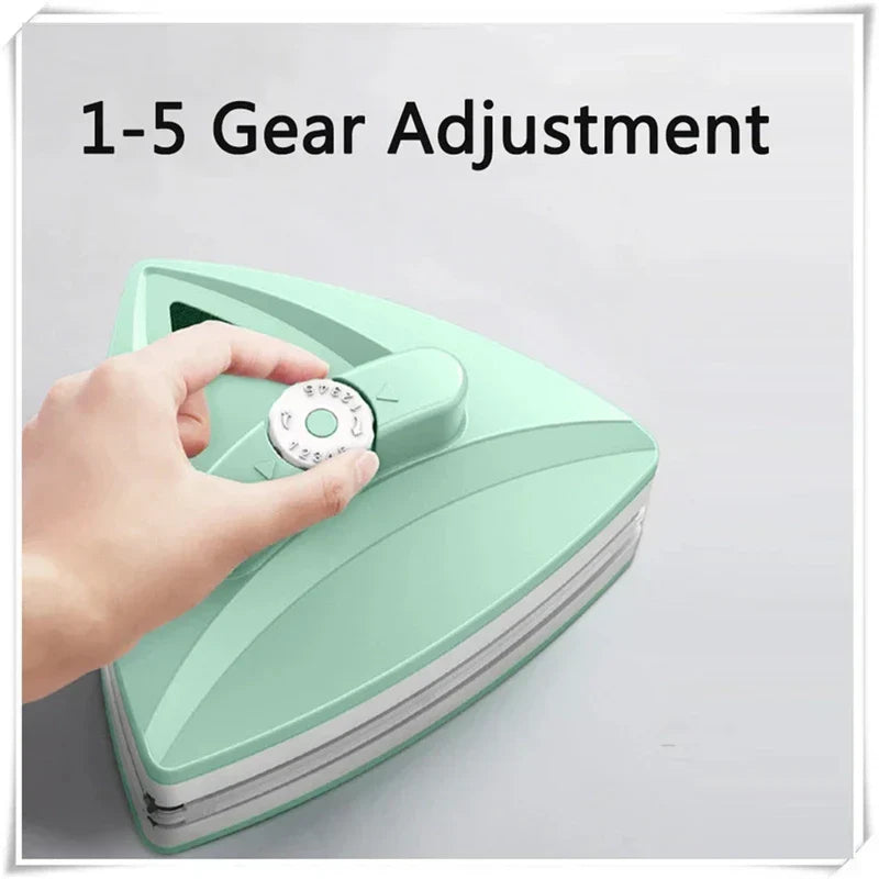 Magnetisk DouSkantoe-sidejusterbar vindusrenser Gadget