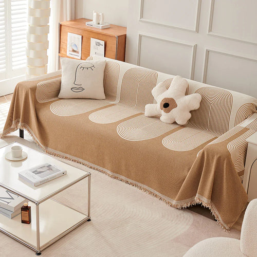 Skanto | ScandiLoom Frynse Teppe | Four Seasons | Sofa & Kratzbeskyttelse | Teppe & Mat i Ett Beskrivelse: