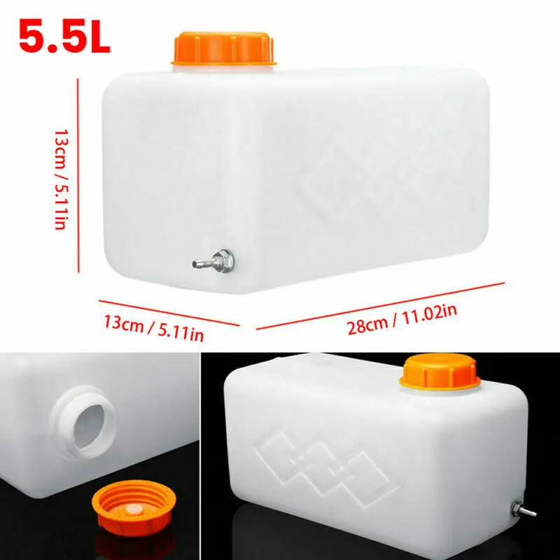 Skanto | 5,5 liter A66944 plastbil drivstoff olje bensintank | for bil lastebil luftdiesel parkvarmer | 28x13x13cm olje lager drivstofftanker
