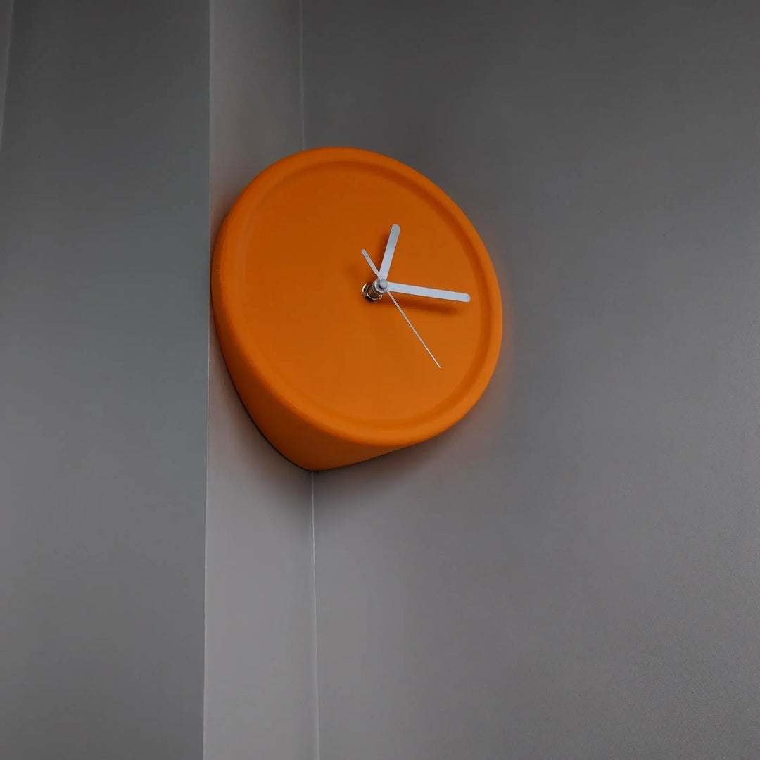 SilentCorner Klokke - Stilig Stille Veggklokke uten Boring Skanto