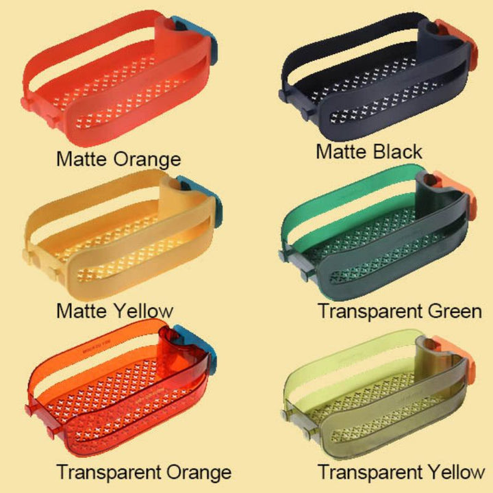 Skanto | 2i1 Svampholder Vask Organisator Hylle