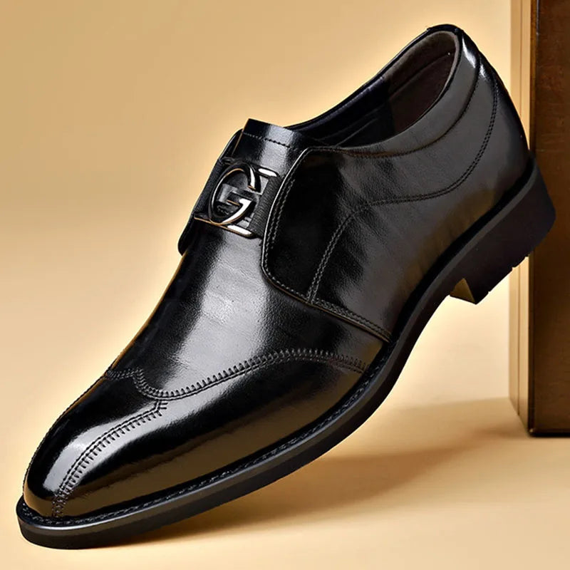Skanto | Herres Lærersko Stilige Herresko Spiss Oxford Bryllup Lærers Herredressko Gentleman Kontorsko
