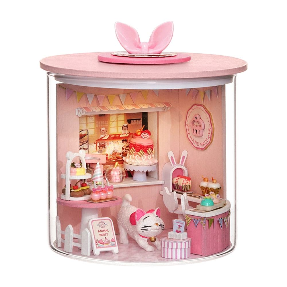 Mini Mansion Tremøbel Dukkehus | Skanto