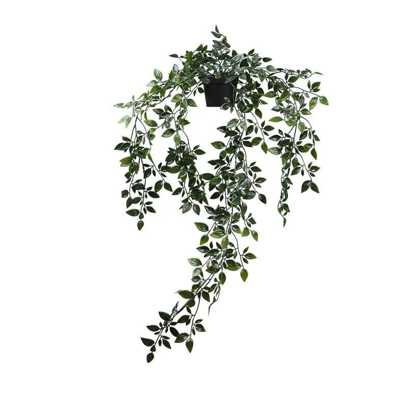 Skanto | VerduraLine Künstig Plante Hengende | Eviggrønn & Vedlikeholdsfri | 90 cm Dekorasjon | Frisk Naturlig Design