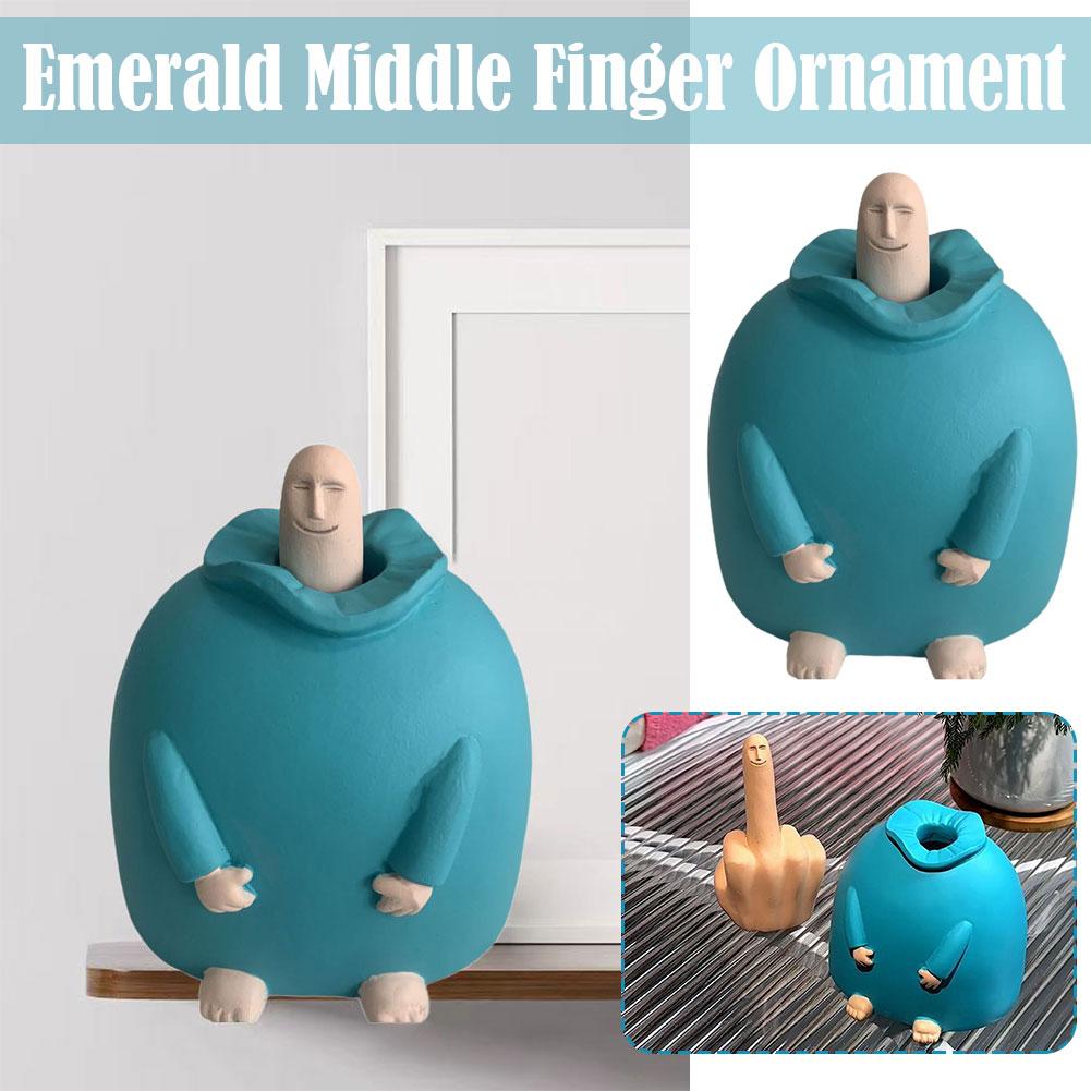 Happy Middle Finger Funny TaSkantoe Decor | Skanto