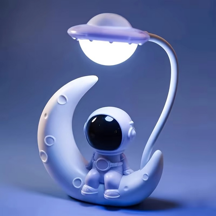 Skanto | Astronaut Moon Nattlampe LED Bordlampe for Soveromsinnredning og Gaver