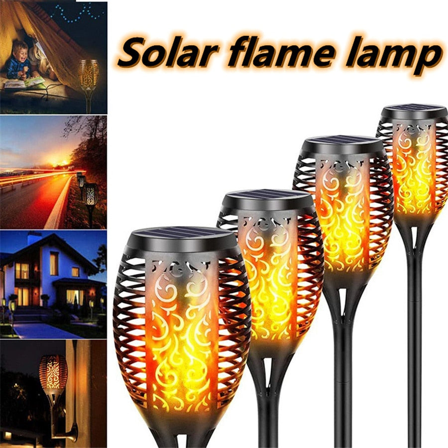 Skanto | Utendørs LED Solfyllt Kunstig Flamme Lampe